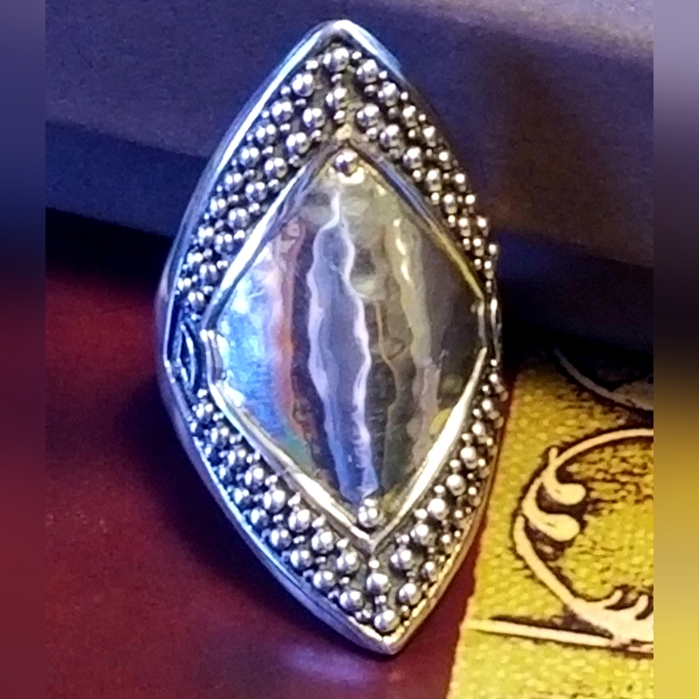 Silpada Sterling Silver Shield Ring - image 2